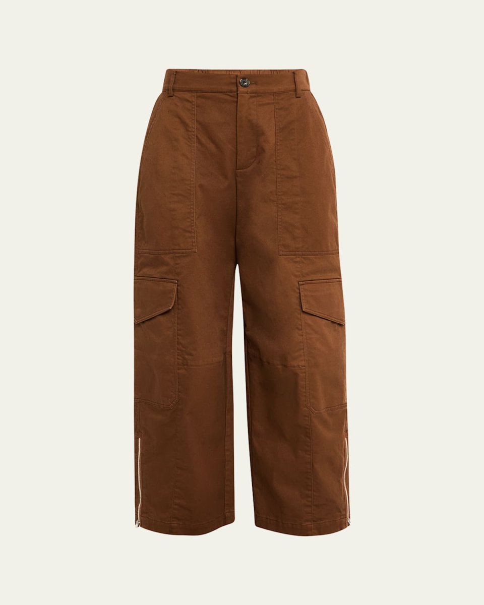 Cotton Twill Cargo Pants